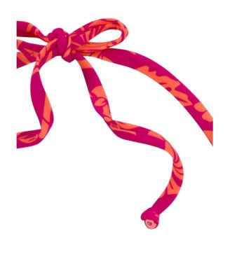 Women's Tropical Bandeau Bikini Swimsuit Top Bra Sizing