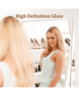 Full Length Mirror 71" x 31", Large Floor Mirror Free Standing, Full Body Mirror for Bedroom Living Room Gym, Mirror