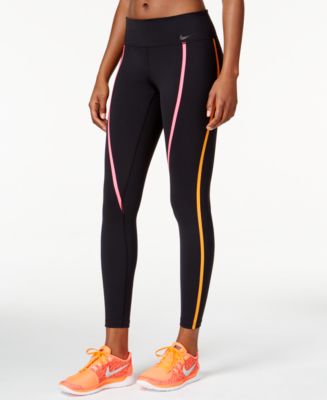 orange nike compression pants