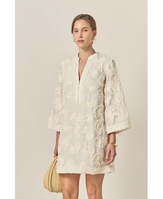 Oasis High Neck Lace Detailed Midi Dress