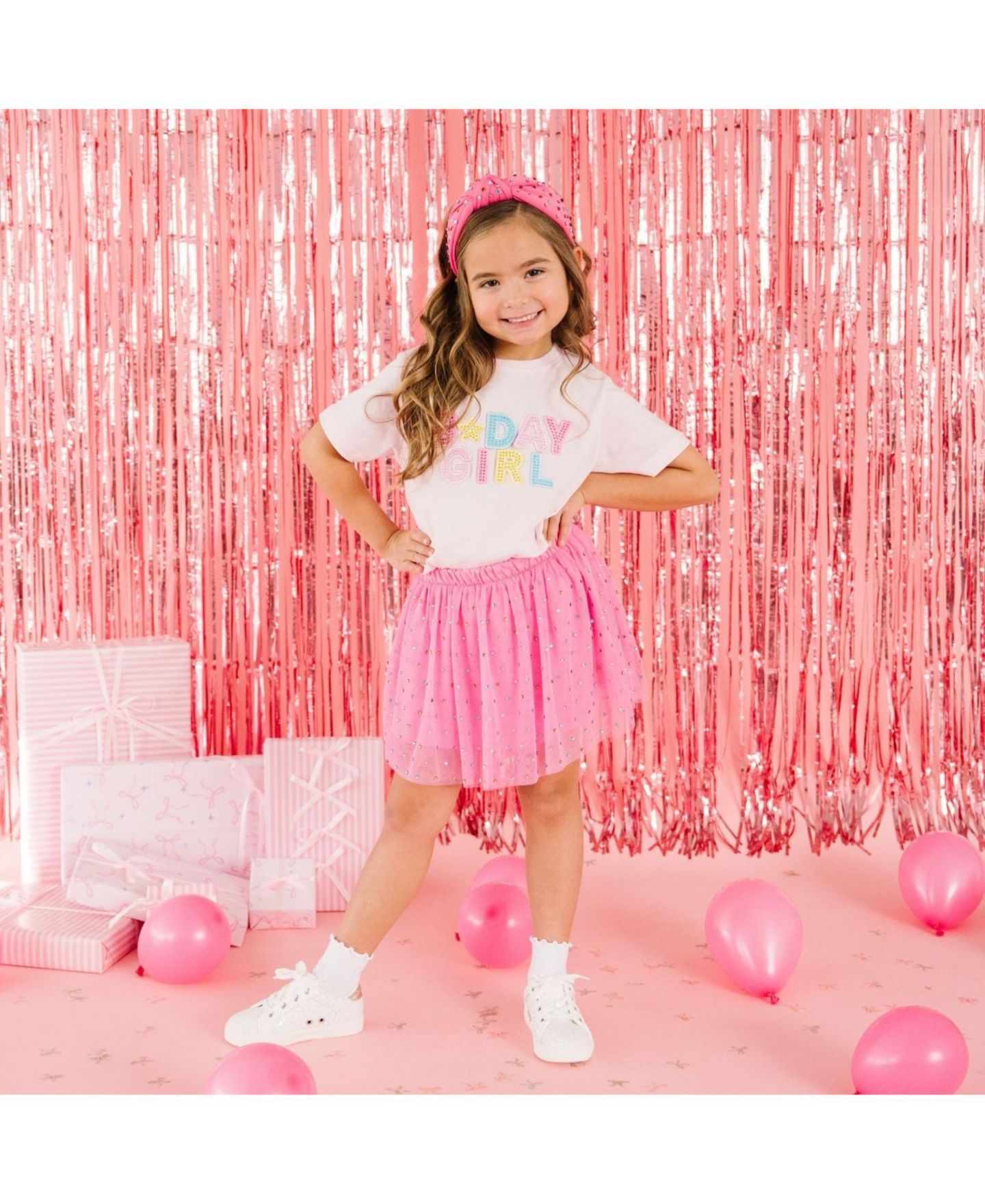 Sweet Wink Big Girls Raspberry Rhinestone Tutu, цвет: Малиновый — фото 2