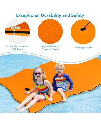 3 layers Tear resistant Relaxing Foam Floating Pad