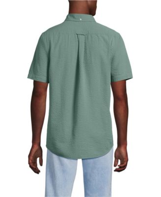 Men's Short Sleeve Seersucker Shirt