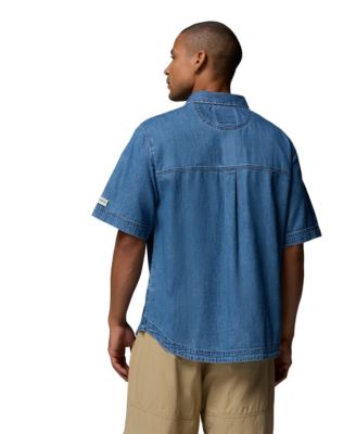 Men's Acker Rock Twill Short-Sleeve Button-Down Shirt