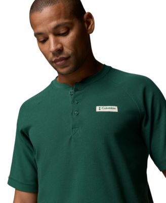 Men's Acker Rock Knit Short-Sleeve Henley Shirt