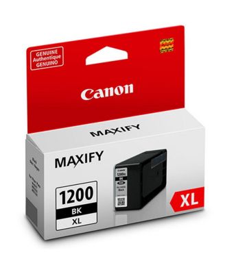 PGI-1200 XL Black Pigment Ink Tank for MAXIFY MB2020, MB2120, MB2320, and MB2720 Printers, 1200 Pages Yield