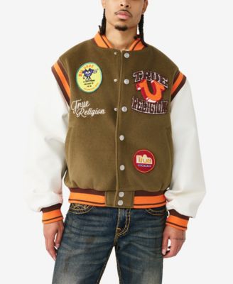 Men's Garden Logo Retro Varsity Jacket