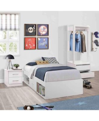 Twin Storage Plat form bed with 2 Drawers