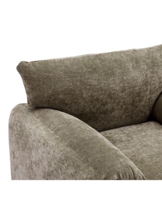 Modern Chenille Oversized Armchair Accent Chair.