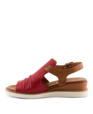 Locals Wedge Sandal with Leather Upper