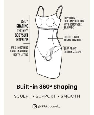 Women's S3 Shirred Mesh Sweetheart Long Sleeve Sculpting Mini Dress with Built-In Shapewear