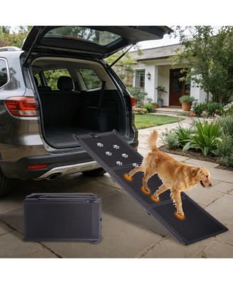Heavy Duty Foldable Dog Ramp for Large Dogs - Non-Slip Pet Ramp, Portable Car Stairs