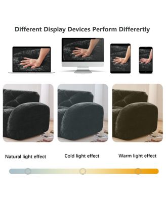 Streamdale U-shaped Boneless Sofa, Tufted, 32D High Density Sponge, Anti-Slip