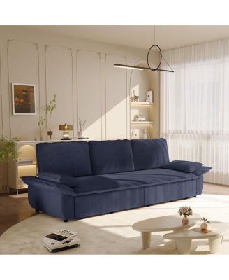  94.5" King Size Pull Out Sofa Bed, 3-in-1 Convertible Sleeper