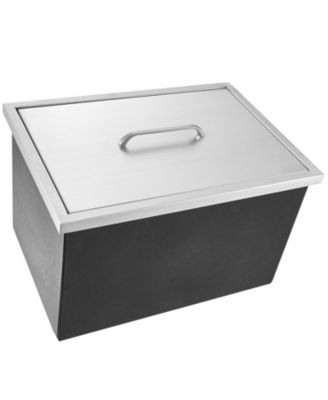 20 x 14 x 12 Inch Drop-In Stainless Steel Ice Chest, 40 Qt with Lid