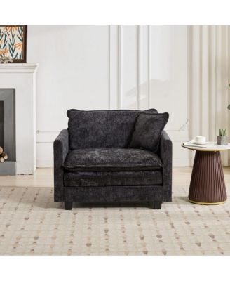 Streamdale Cloud Sofa Single Seat (No Ottoman), Modern Sectional Couch