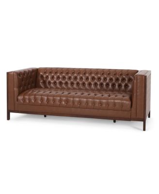 Streamdale Contemporary Upholstered Sofa with Button-Tufted Diamond Stitching