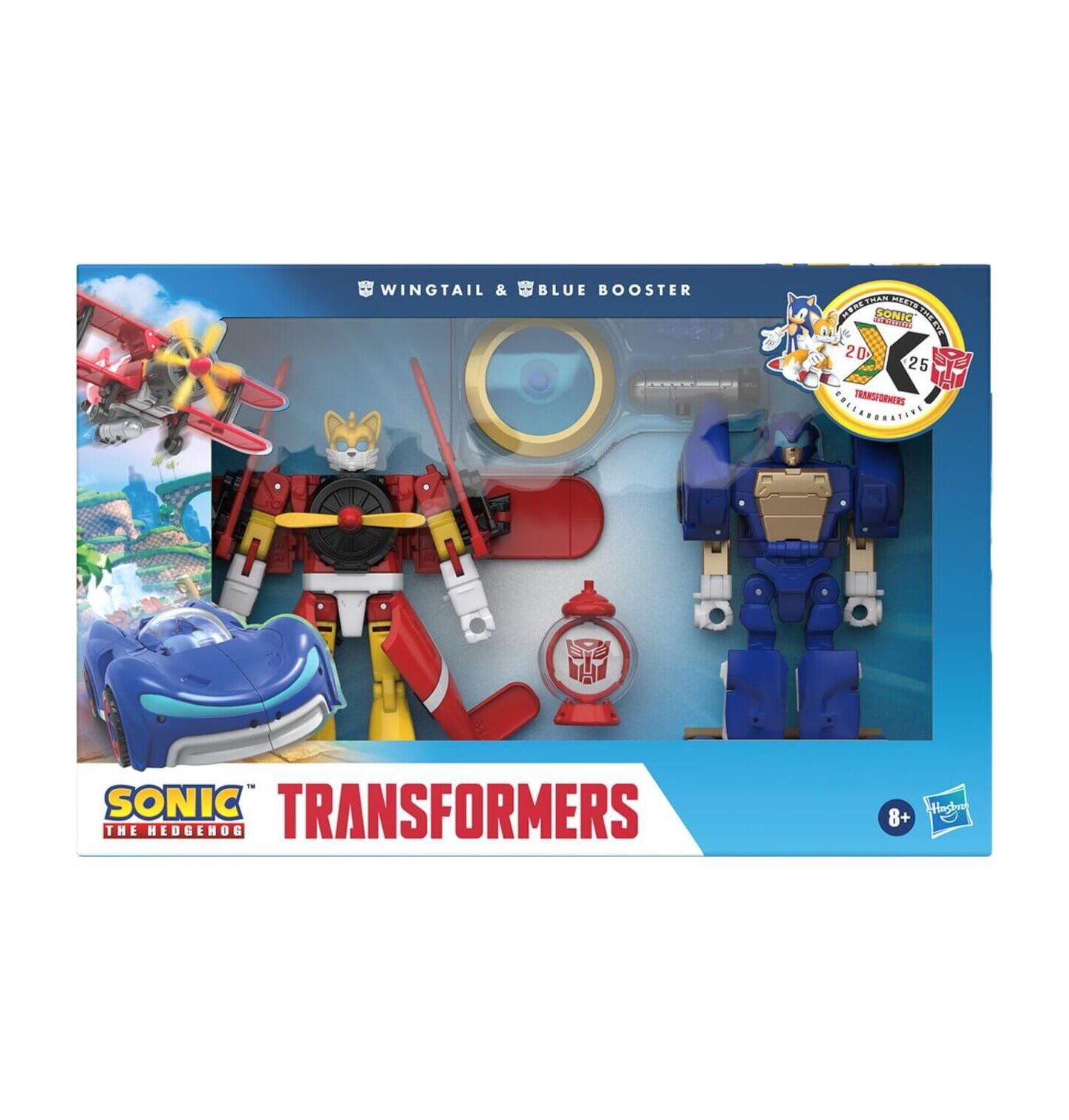 Детские фигурки Transformers Sonic the Hedgehog Collaborative 5" 2-Piece Action Figure, Ages 8+, цвет: Разноцветный — фото 2