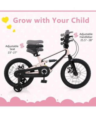 16 Inch Kids Bike Lightweight with Detachable Training Wheels-4-7 Years