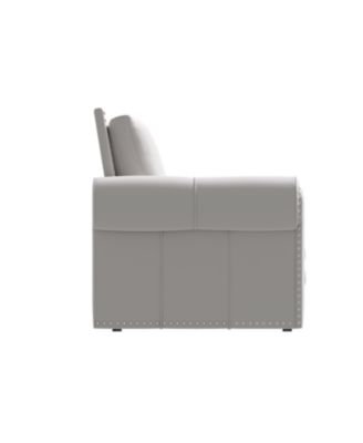 Chesterfield King Pull Out Sleeper Sofa Bed, Velvet, Nailhead Trim