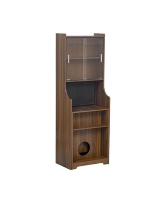 Mid-Century Modern Cat Cabinet