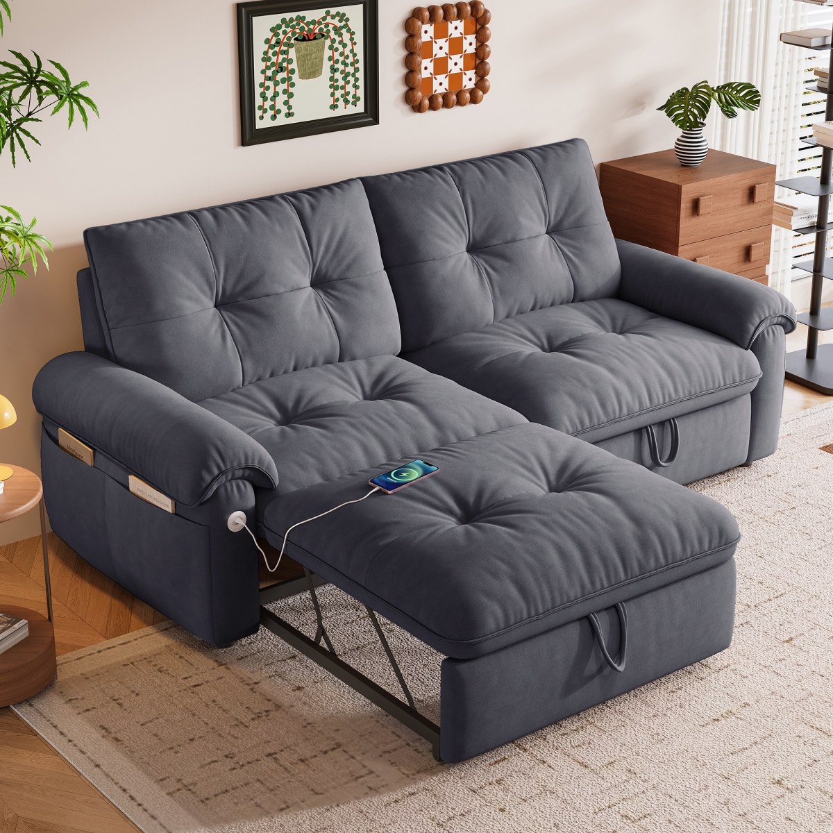 Streamdale Furniture convertible sofa bed, 2-in-1 cloud-like fabric, suitable for living rooms & bedrooms