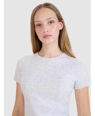 Women's Slim Plain T-Shirt