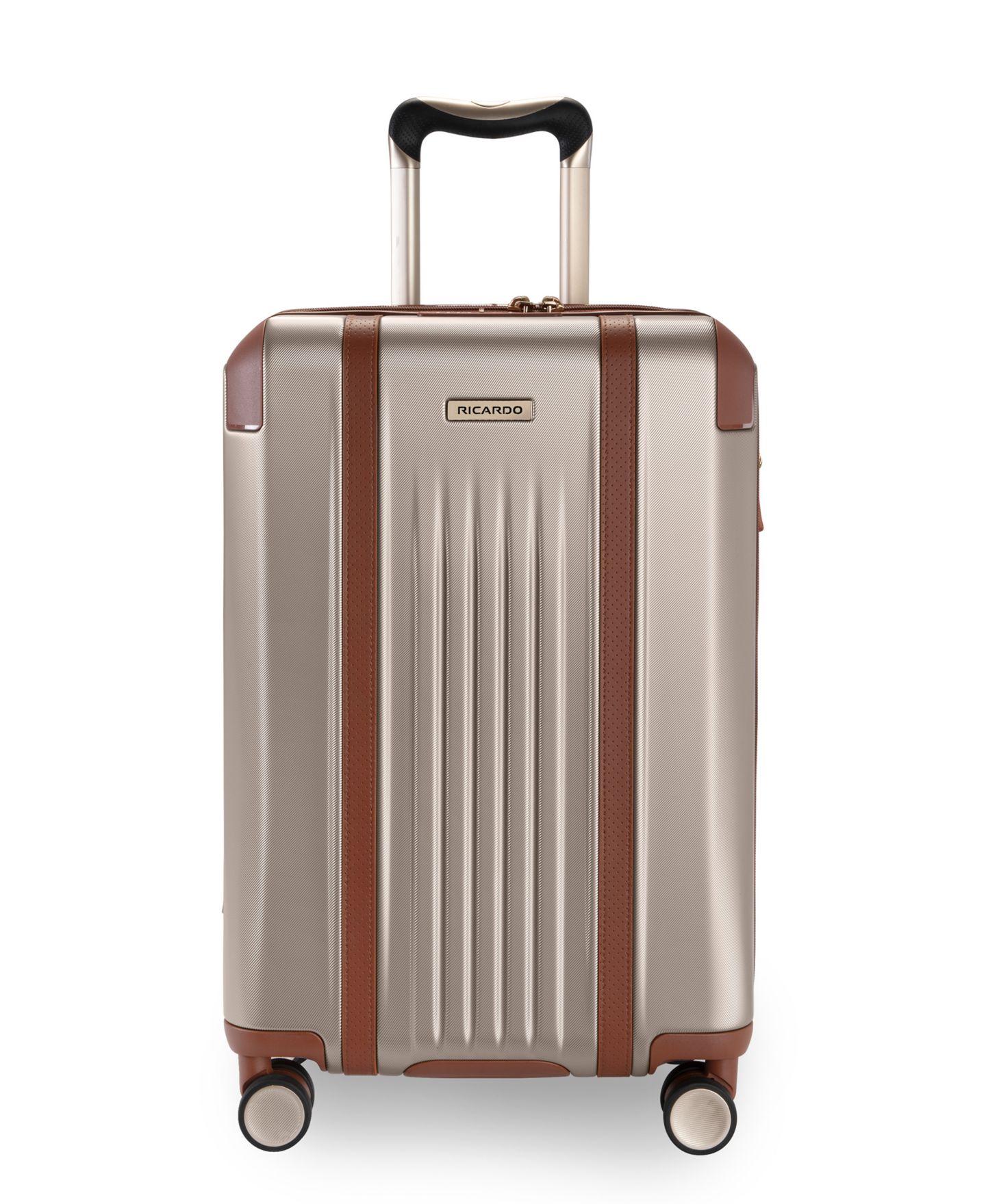 Чемодан Ricardo Montecito 2.0 Small Hardside Carry-On Spinner Suitcase, цвет: Шампань — фото 1