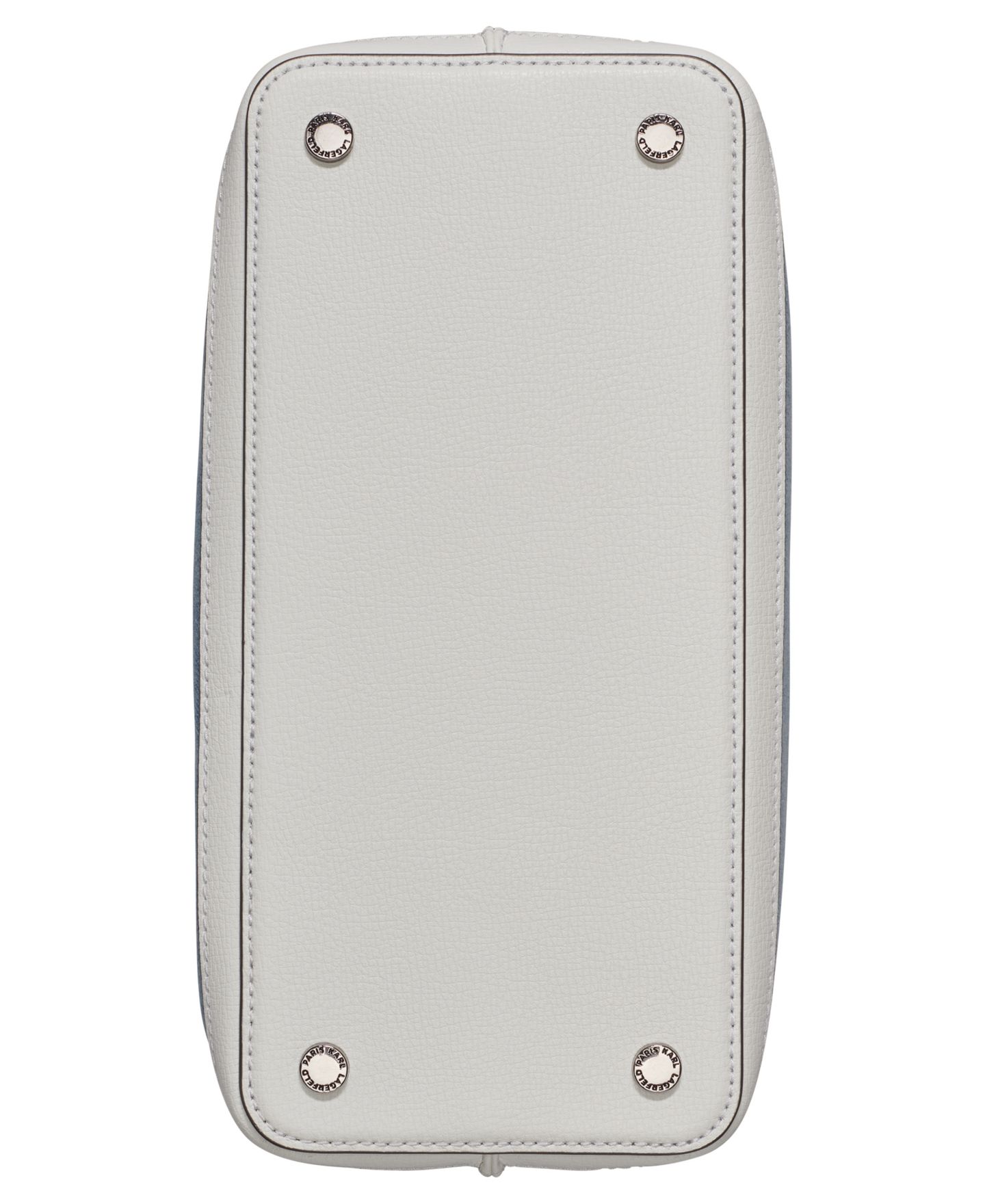 Женская сумка KARL LAGERFELD PARIS Evelina Small Bucket Handbag, цвет: Джинсовый — фото 5