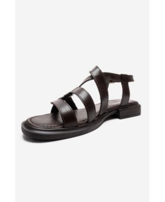 Womens Laveda Leather Strap Sandal