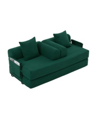 Foldable & Compressible Sofa with Metal Frame for Small Spaces
