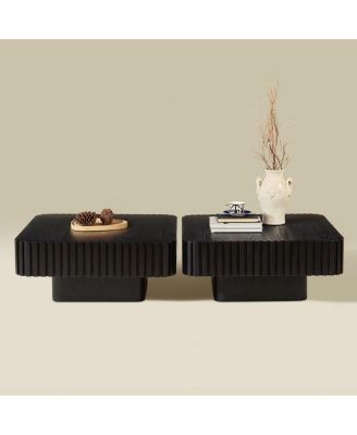 Modern Handcraft Drum Coffee Table