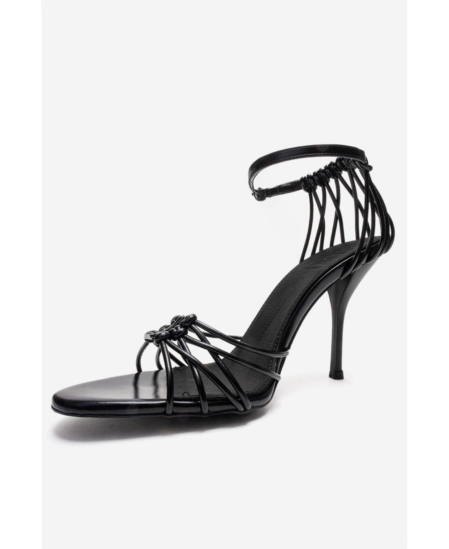 Женские сандалии Prologue Shoes Arona Ankle Strap Stiletto, цвет: Чёрный — фото 4