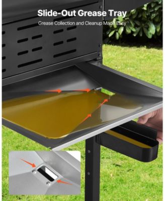 3-Burner Propane Gas Grill with 338 Sq. In. Cooking Area, 36,000 BTU, Foldable Side Shelves