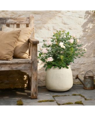 Sahara Stone Planter, 12" Round Cement