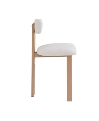 26.5" Round Stools - Low Back, Upholstered Seat