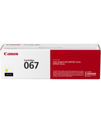 067 Standard Toner Cartridge for Color imageCLASS LBP630C and MF650C Series, Yellow