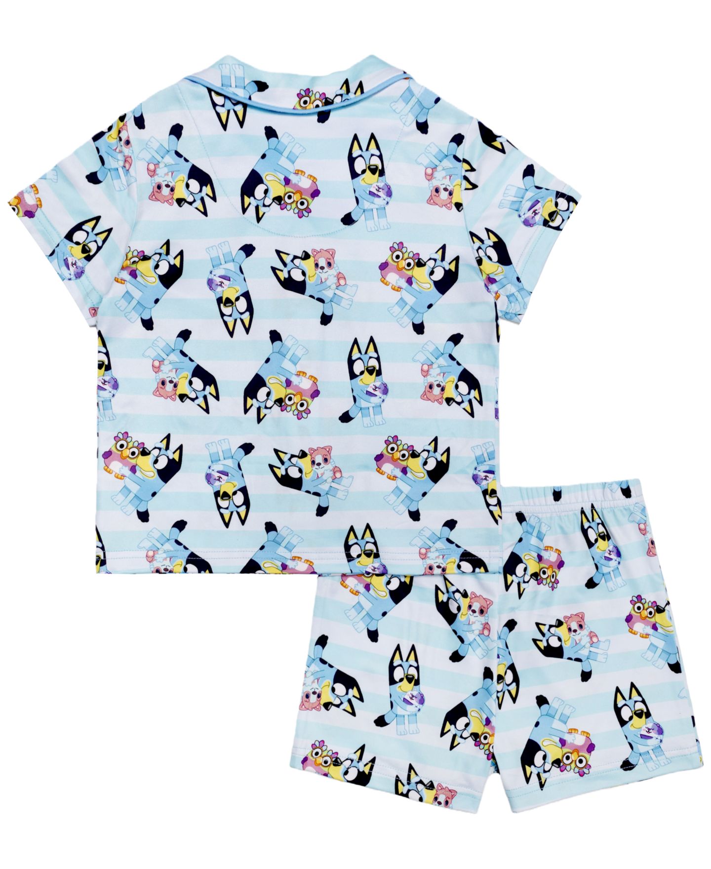 Комплект Bluey Notch Collar Top and Shorts, 2-Piece Set для девочек, цвет: Разноцветный — фото 2