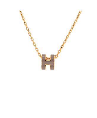 Pre-Owned HERMES Pop H Pendant Chain Necklace