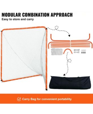 6 x 6 Ft Lacrosse Goal with Steel Frame and Carry Bag