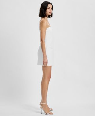 Women's Azra Twill Fold-Over Two-Pocket Strappy Mini Dress