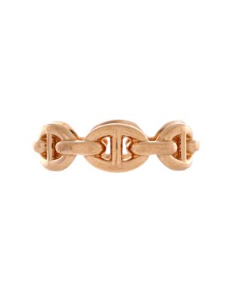 Pre-Owned HERMES Chaine d'Ancre Enchainee Ring