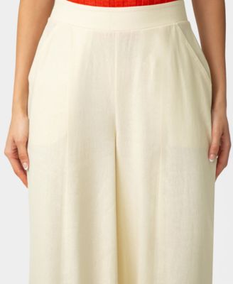 Women's Coastal Linen Palazzo Sleepwear Pant