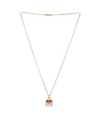 Pre-Owned HERMES Birkin Amulette NM Pendant Necklace