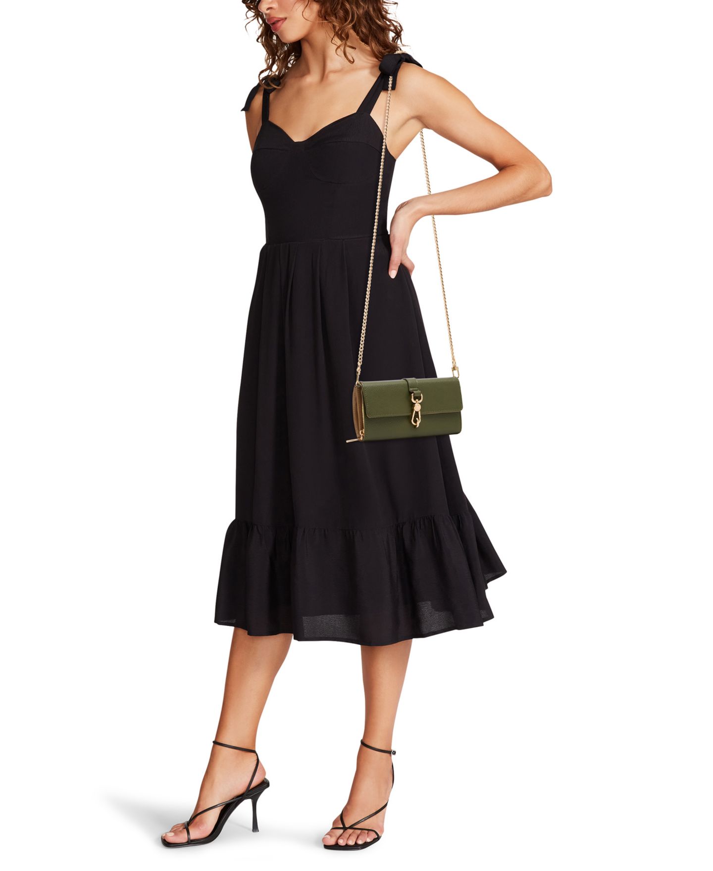 Женская сумка Anne Klein Mini Clasp Shoulder Handbag, цвет: Зелёный — фото 6