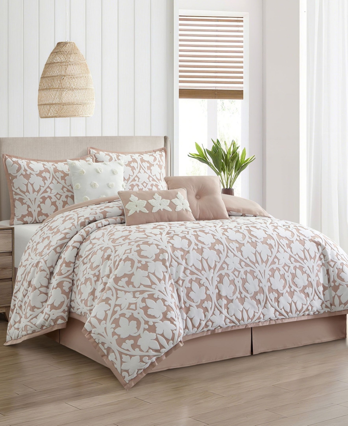 Stratford Park Adissa Floral 7-Pc. Comforter Set