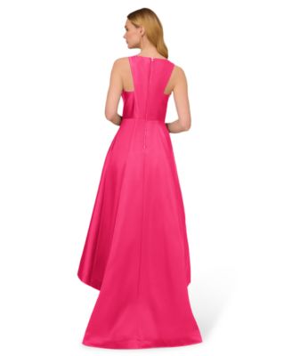 Women's High-Low Mikado Sleeveless Gown