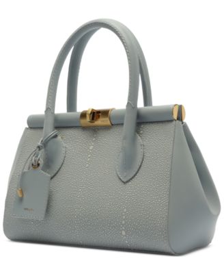 Morgan Small Turn-Lock Tote Handbag