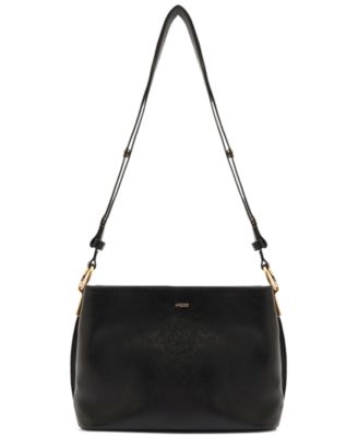 Daphne Small Gold-Tone Knot and Eyelets Crossbody Bag