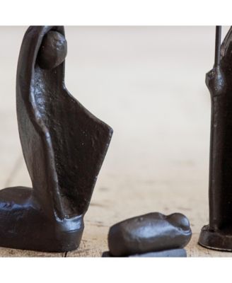 6 pc. Iron Nativity Set, Family & Kings